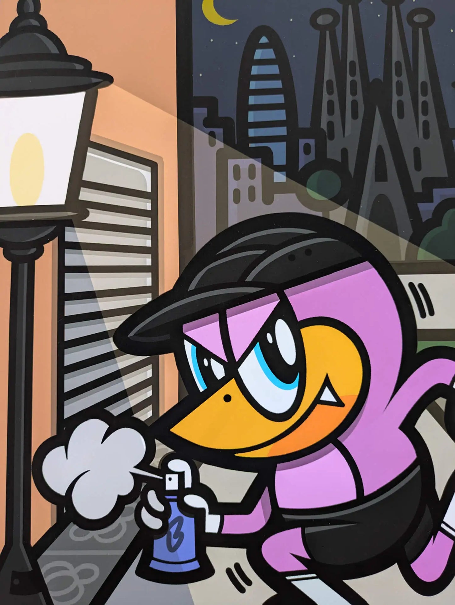 Birdie - 'Barcelona 08001 Vandals' (Giclée print)