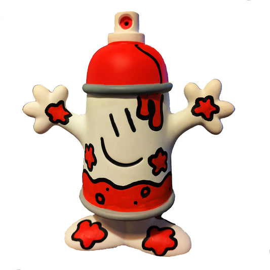 Kamil Escruela - Sprayclub (Red) (Art Toy)(Hand-Finished)