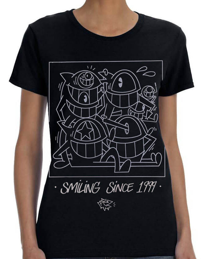 Pez - "Smiling since 1999" (T-Shirt)(Women)