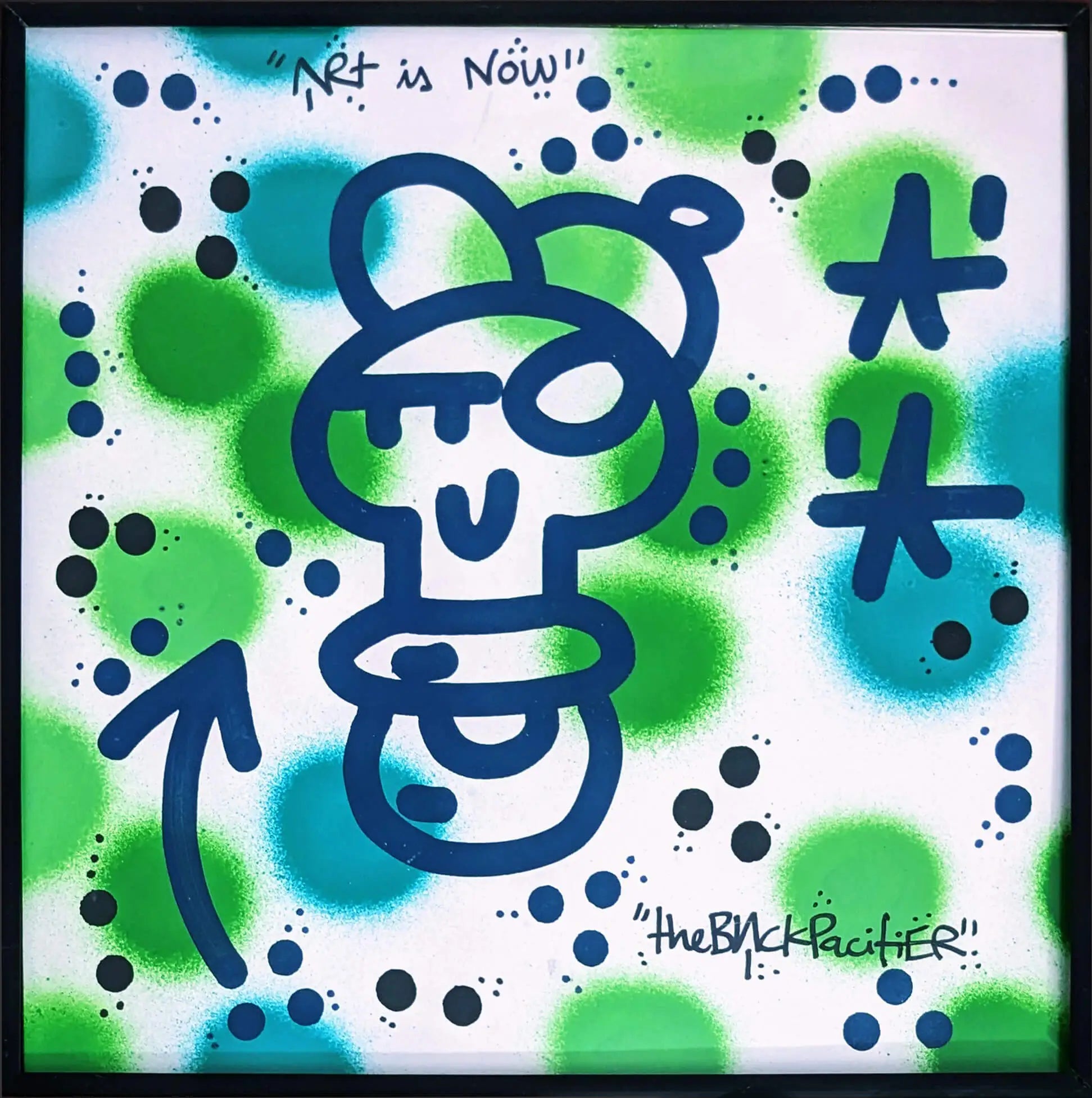 El Xupet Negrework "Art is now" (original)(framed)
