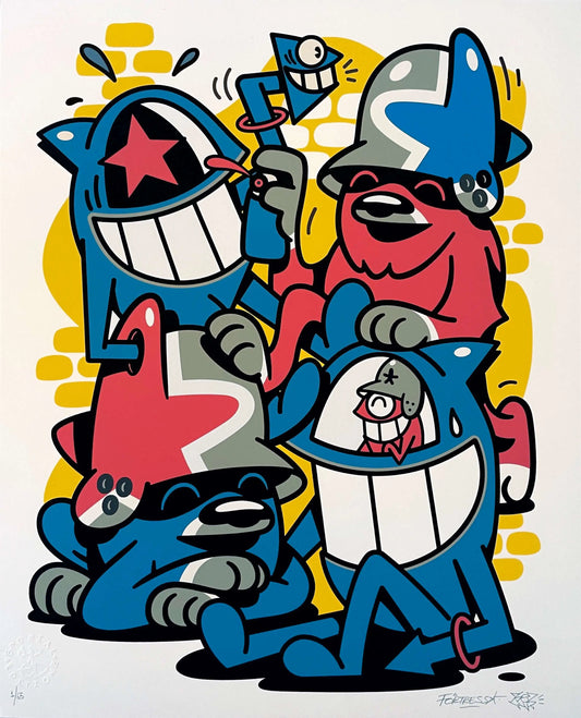 Flying Förtress & Pez - PezFortress2025 (Main edition) (Screen-Print)