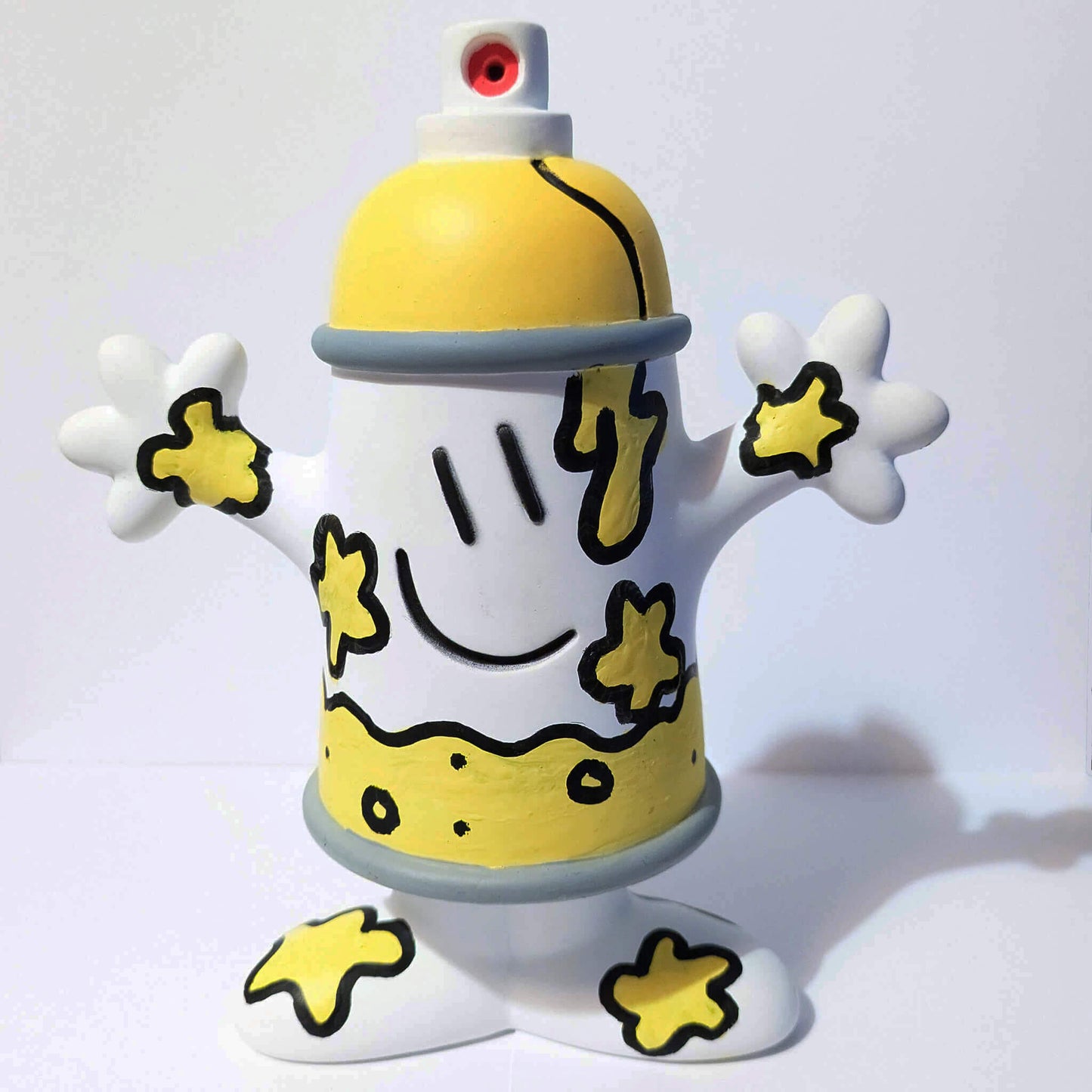 Kamil Escruela - Sprayclub (Yellow) (Art Toy)(Hand-Finished)