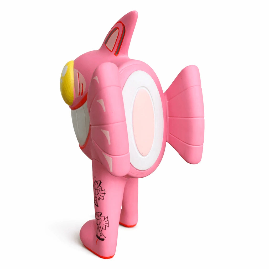 Pez - The Walking Fish (Pinky)(2)(Art Toy)(Hand-Finished)