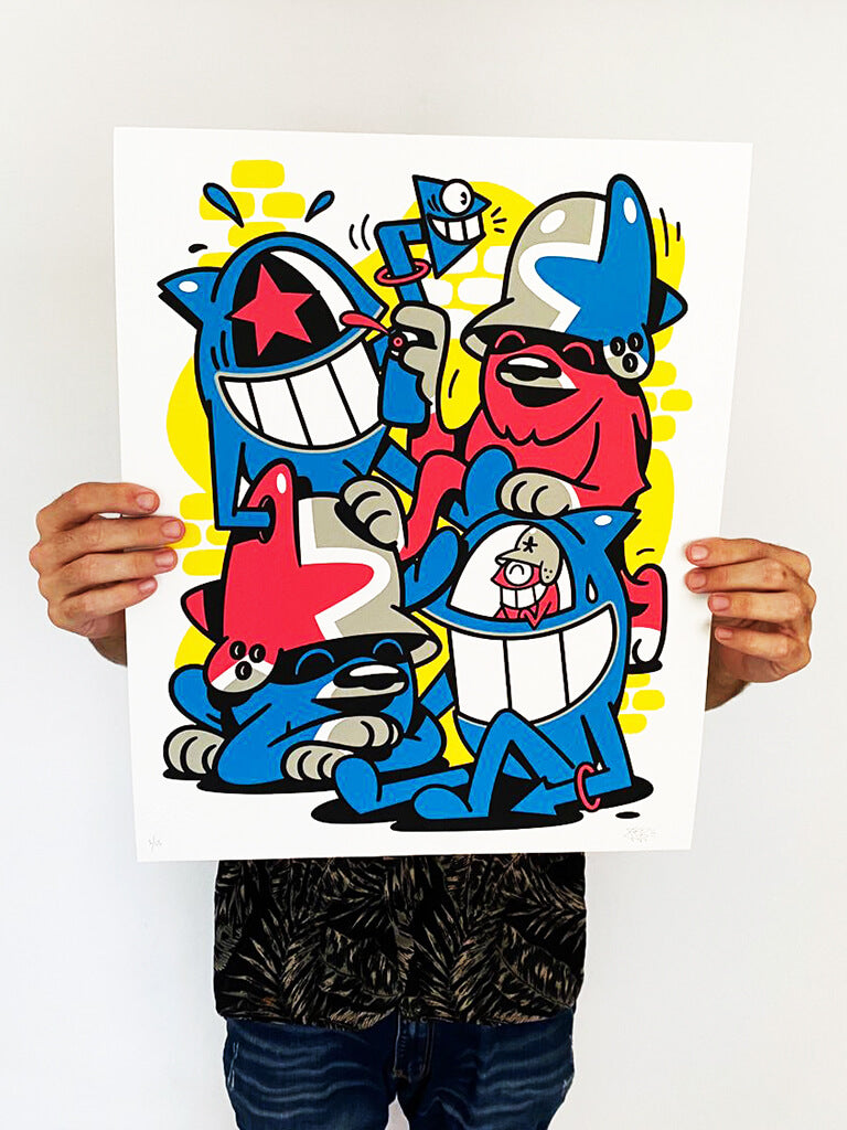 Flying Förtress & Pez - PezFortress2025 (Main edition) (Screen-Print)