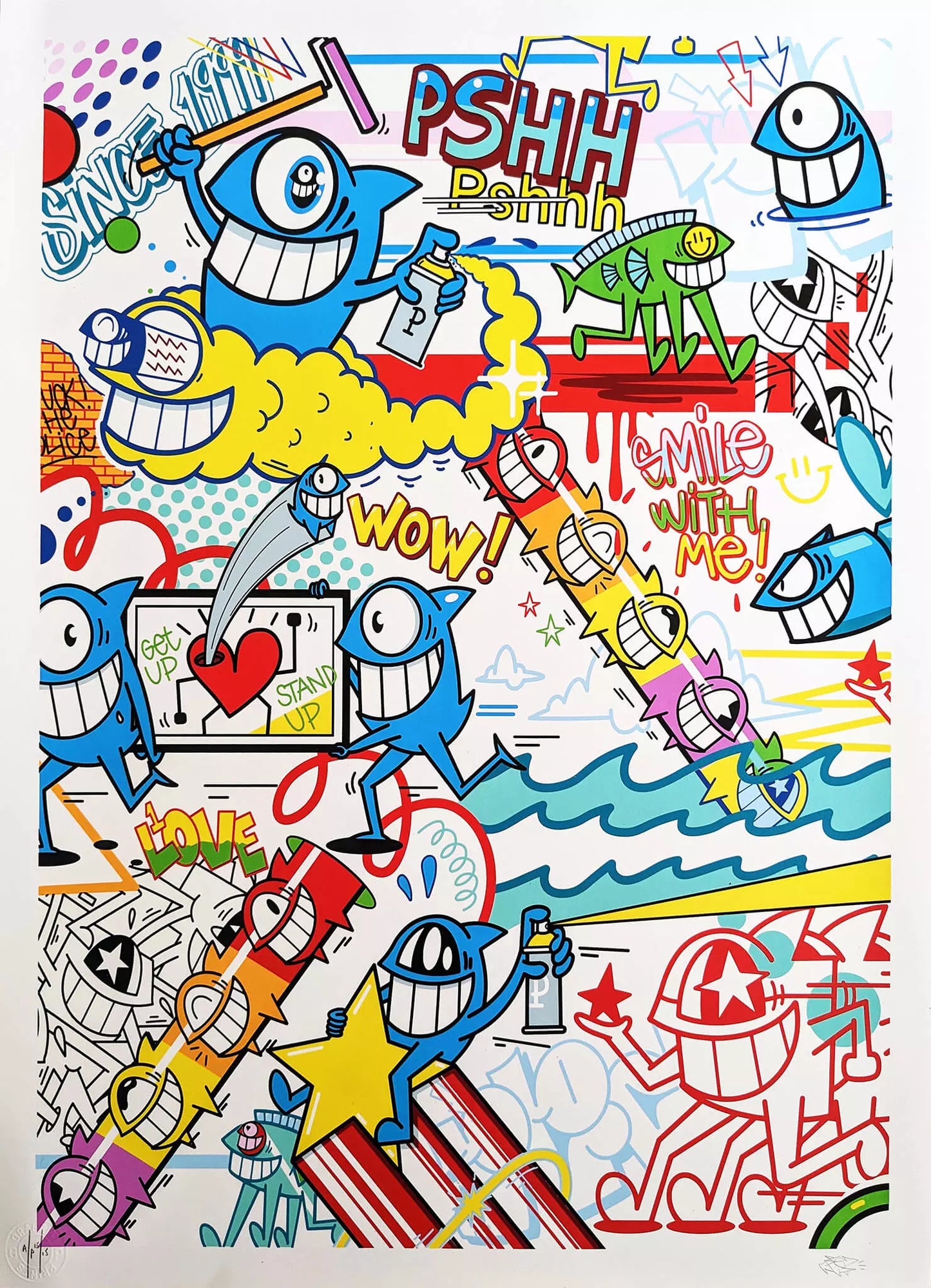 Pez - "Get up Stand Up"(Prueba de Artista)