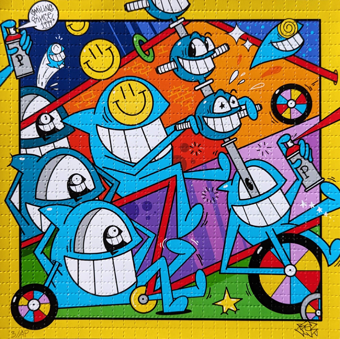 Pez - "Riding in the neighbourhood" (Variant)(Prueba de Artista) | Spezial Editionz