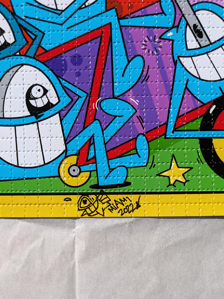 Pez - "Riding in the neighbourhood" (Variant)(Love)(Obra Intervenida)