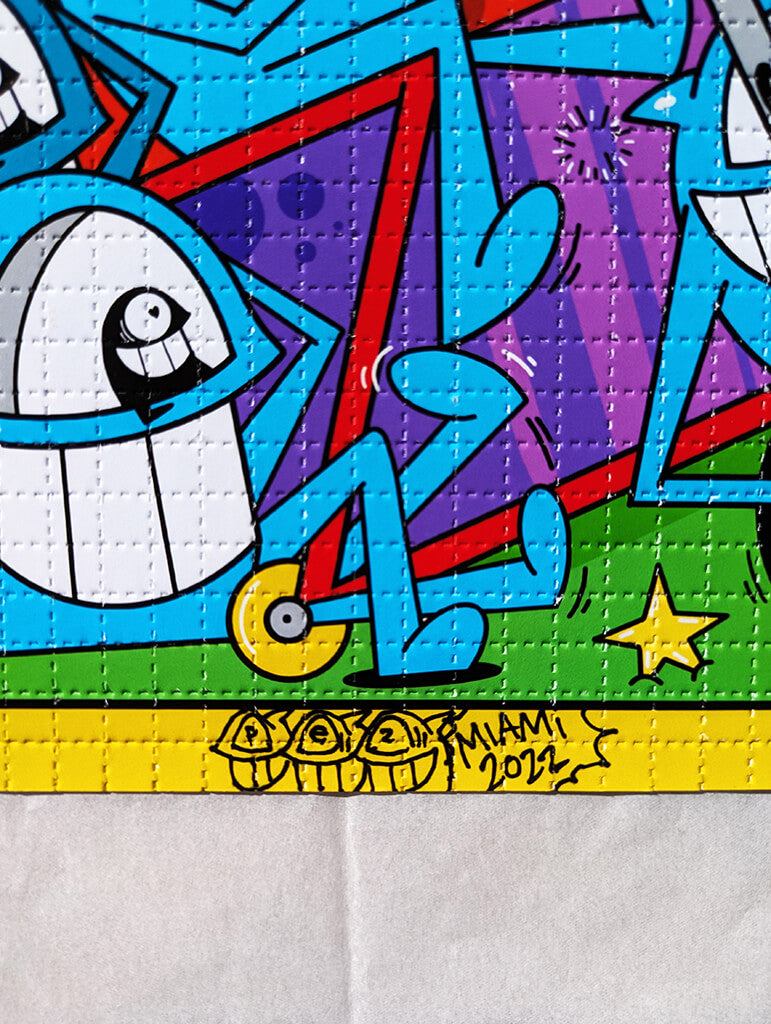 Pez - "Riding in the neighbourhood" (Variant)(Three)(Obra Intervenida)