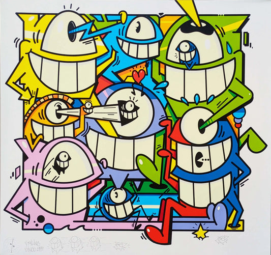 Pez - Smiles in style (52)(Hand-finished Screen Print)