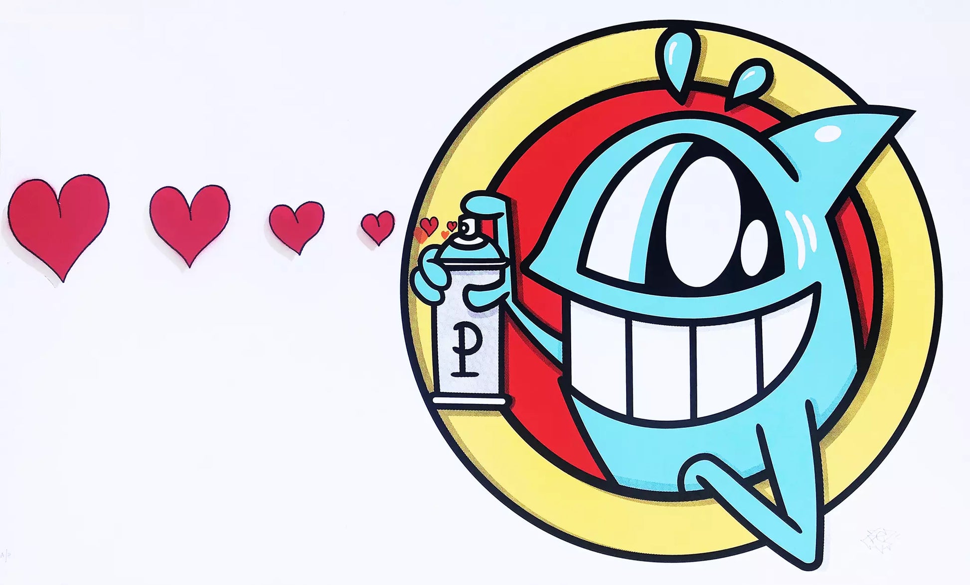 Pez work "Spraying in circle 6"