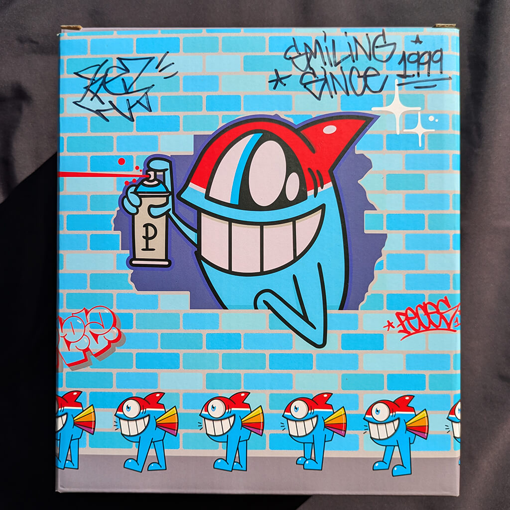 Pez - The Walking Fish (Full Doodle) (Original Hand-Finished Art Toy)