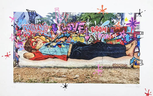 Chicadania & Pez print "Ian Chilling"