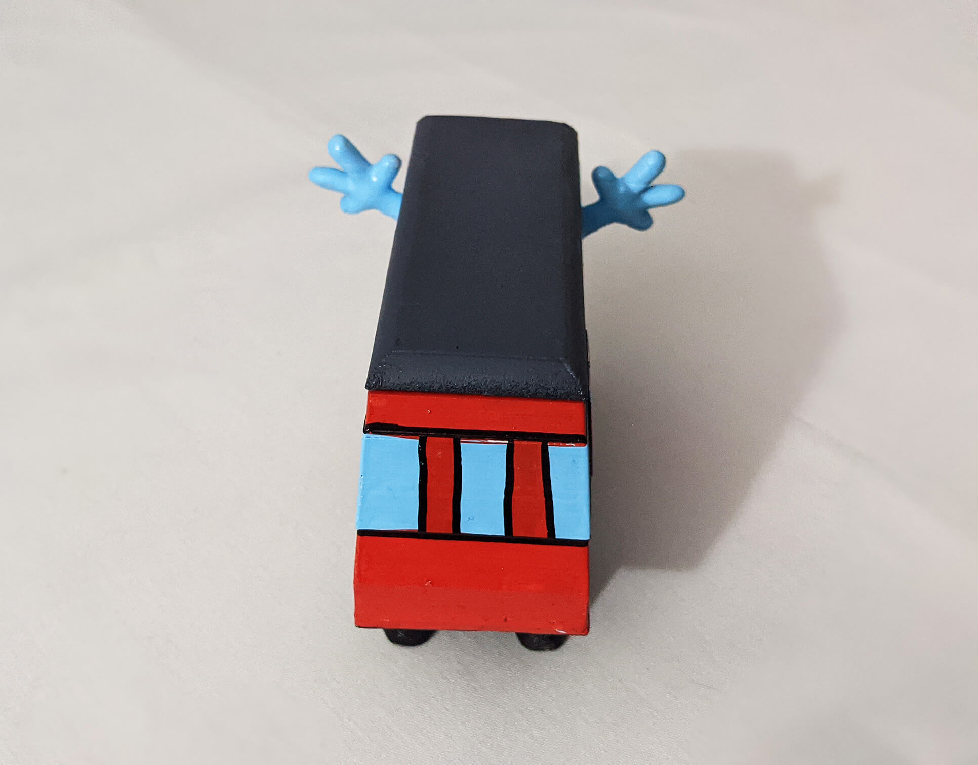 @camilescruela Madrid Metro old school 3D figure (back)