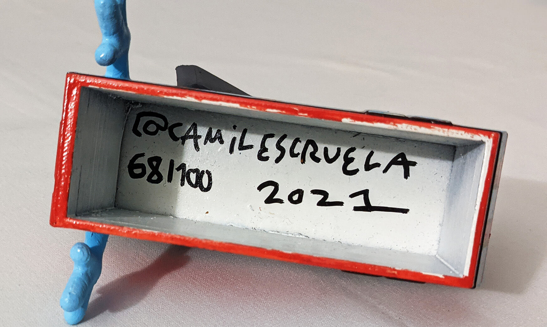 @camilescruela Madrid Metro old school 3D figure (interior)