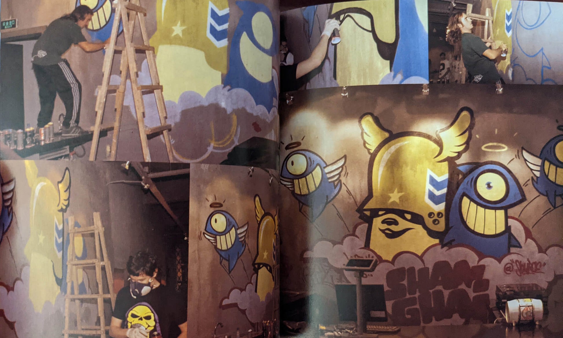 K - Spray International Tour Book (Pez & Flying Fortress) page