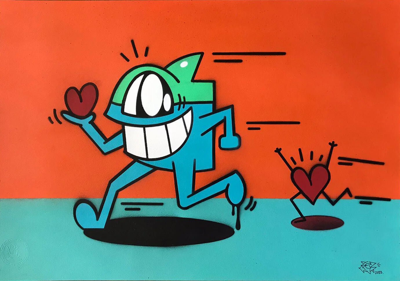 Pez Original work "Stealing you love (Red Variant)"