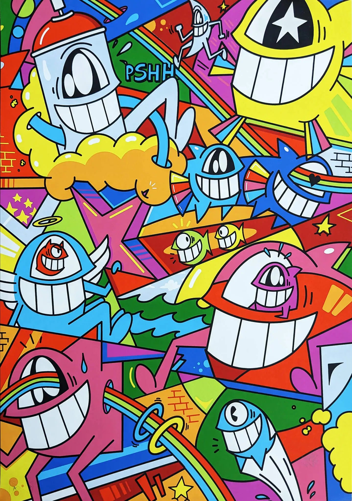 Pez AR Print "Catch the Stars 3"