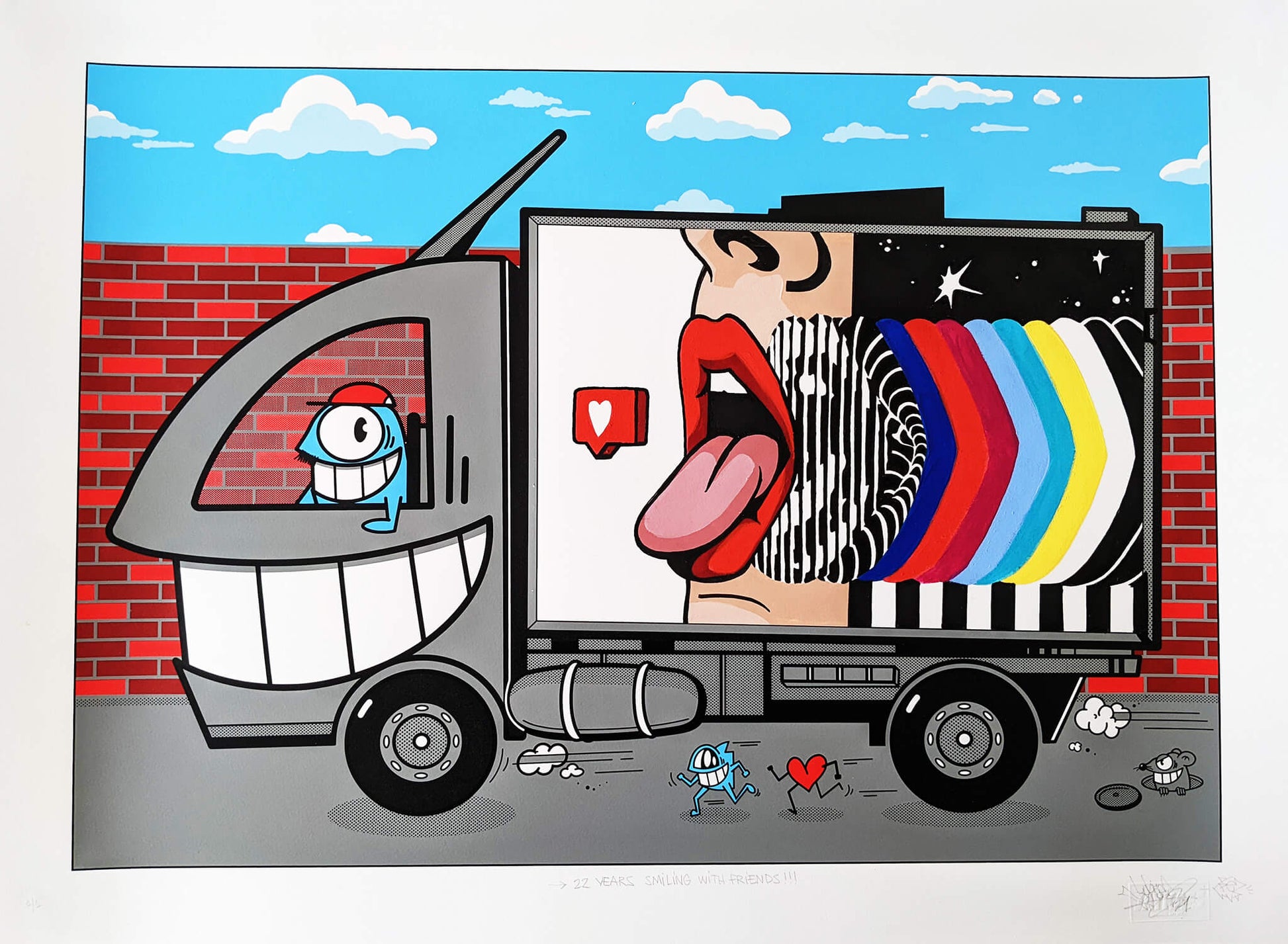 Print by Pez & Jaykaes "Trick Trucks"