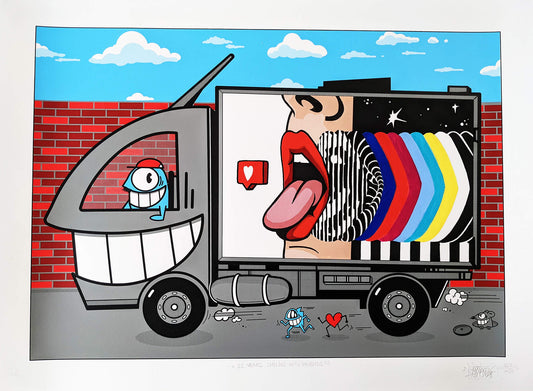 Print by Pez & Jaykaes "Trick Trucks"