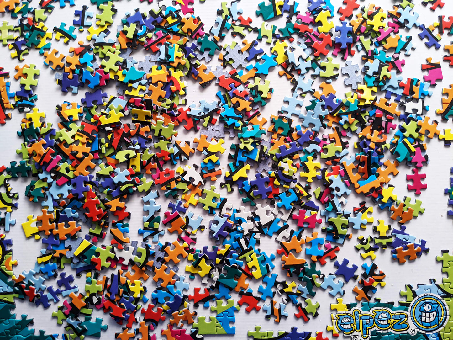 Puzzle by Pez signed (pieces)