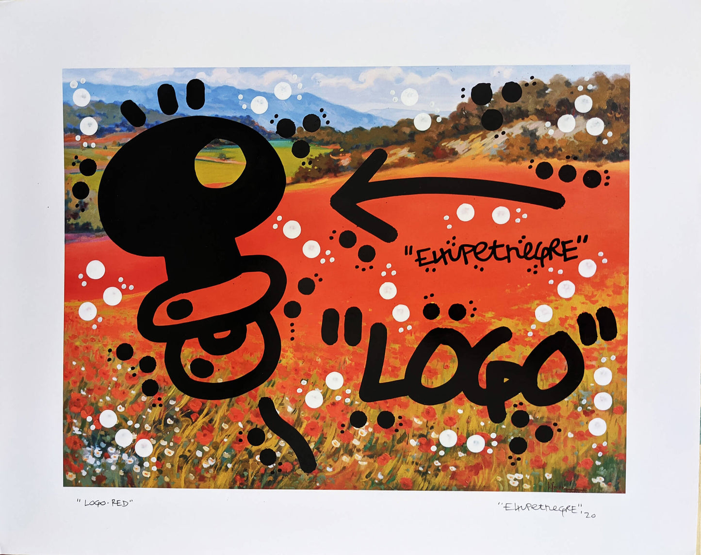 El Xupet Negre work "Logo Red"