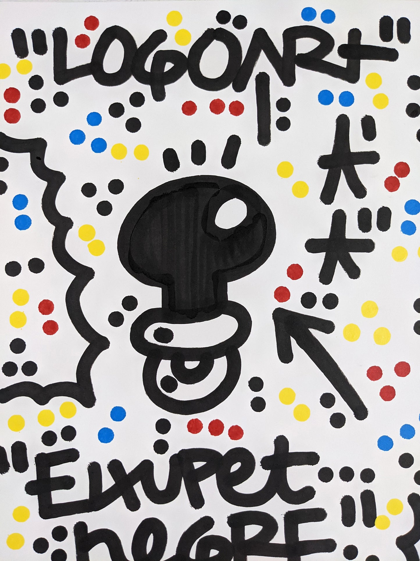 El Xupet Negre - Logoart print (detail 1)