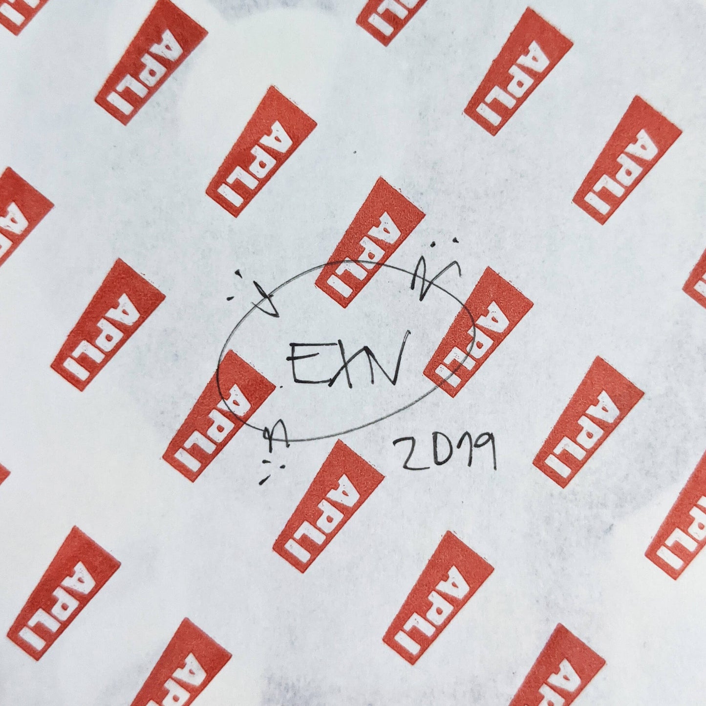 El Xupet Negre - "Sticker (Negro)" (Original) signature