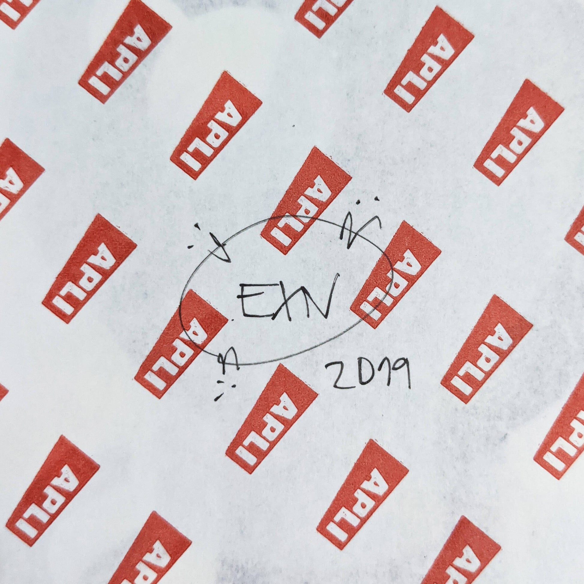 El Xupet Negre - "Sticker (Negro)" (Original) signature