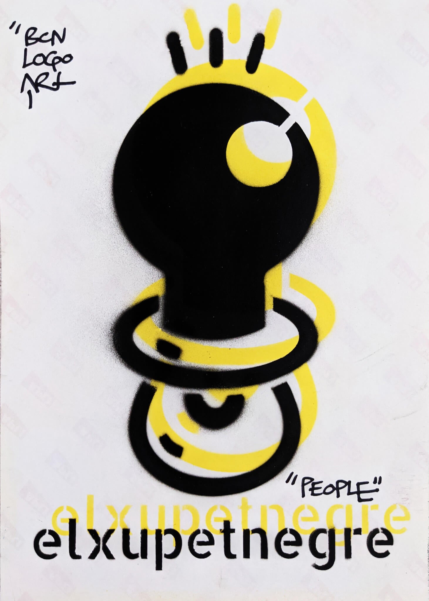 El Xupet Negre - "People" Sticker