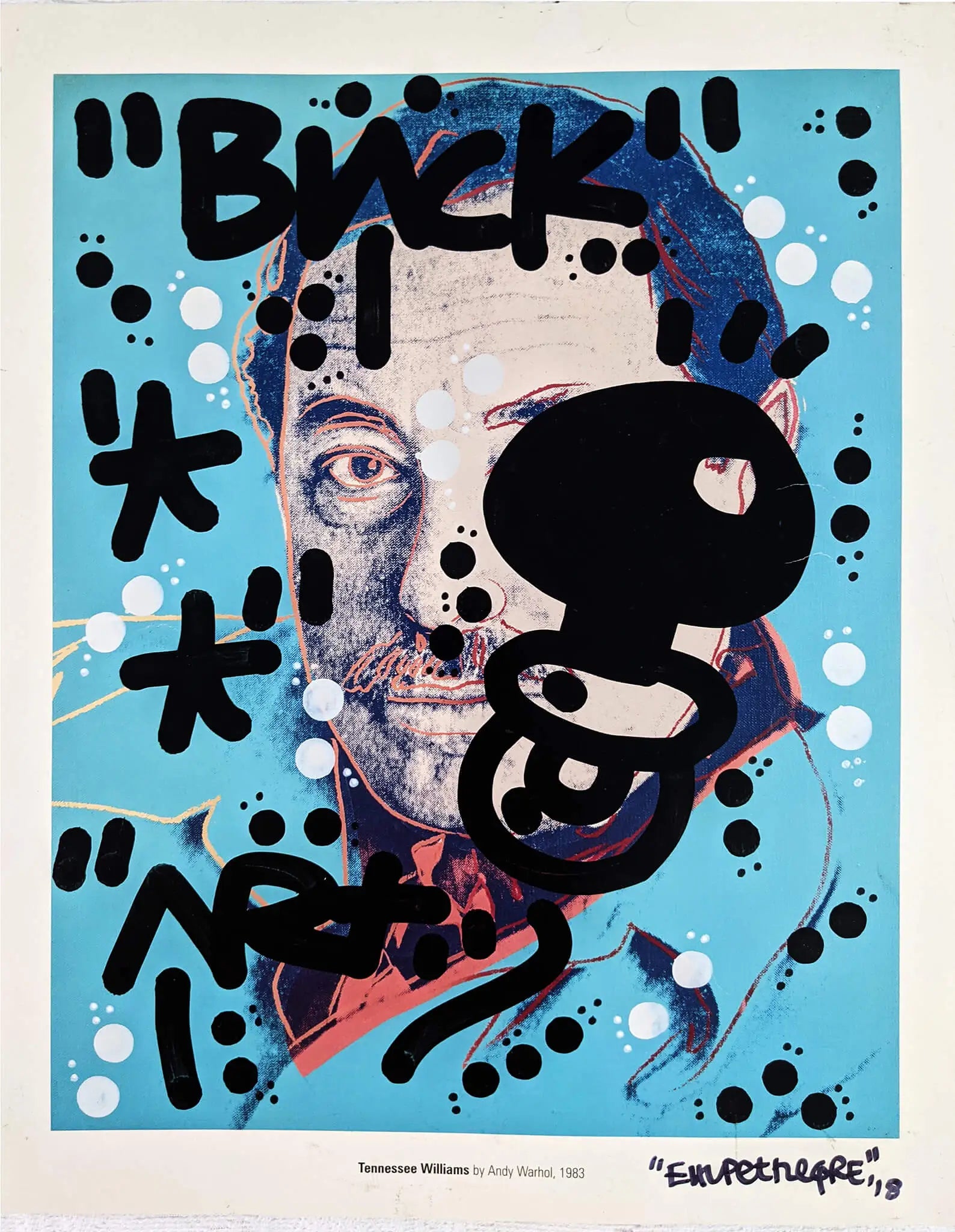 El Xupet Negre original on print "Tennessee"