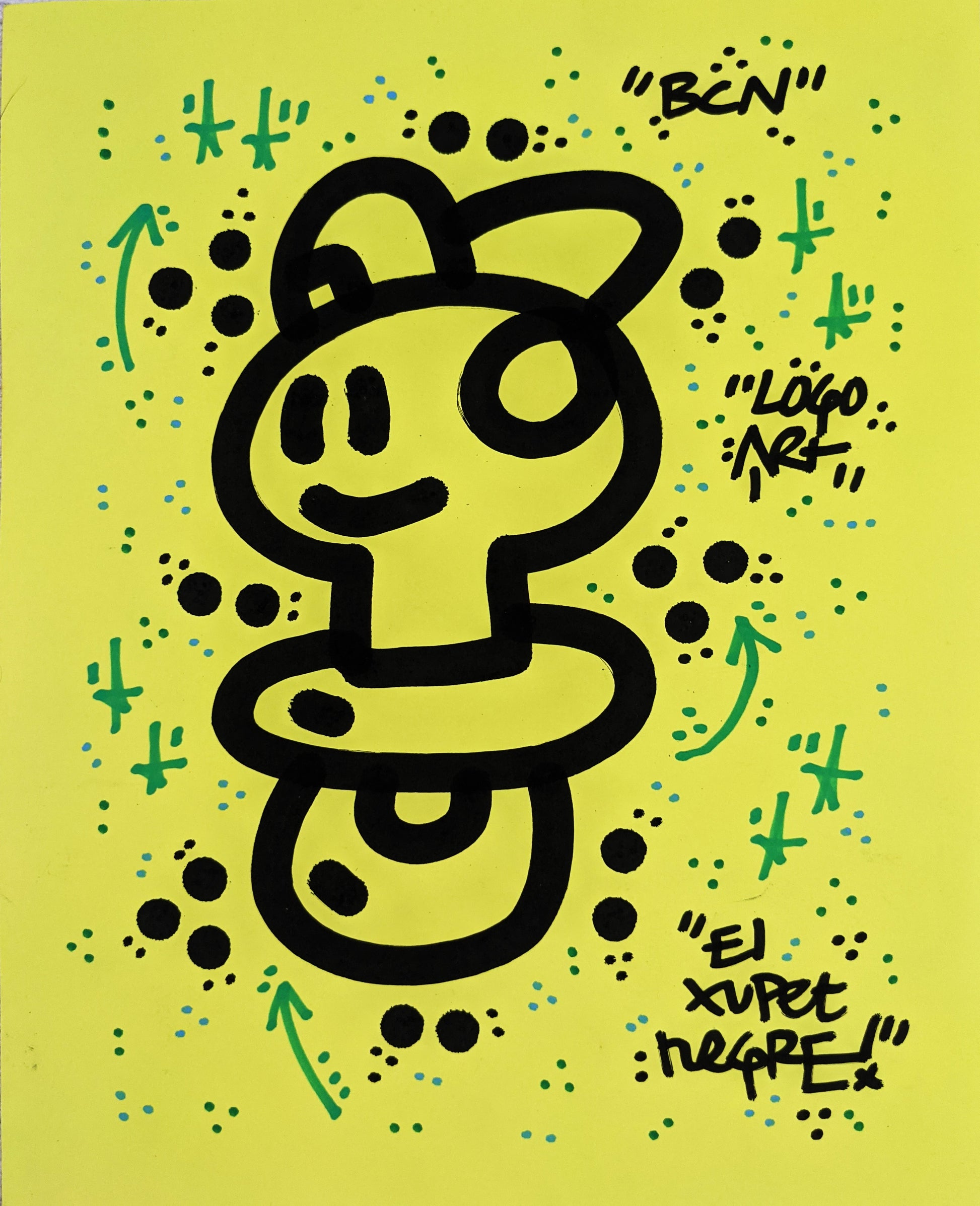 El Xupet Negre - "Yellow BCN" original work