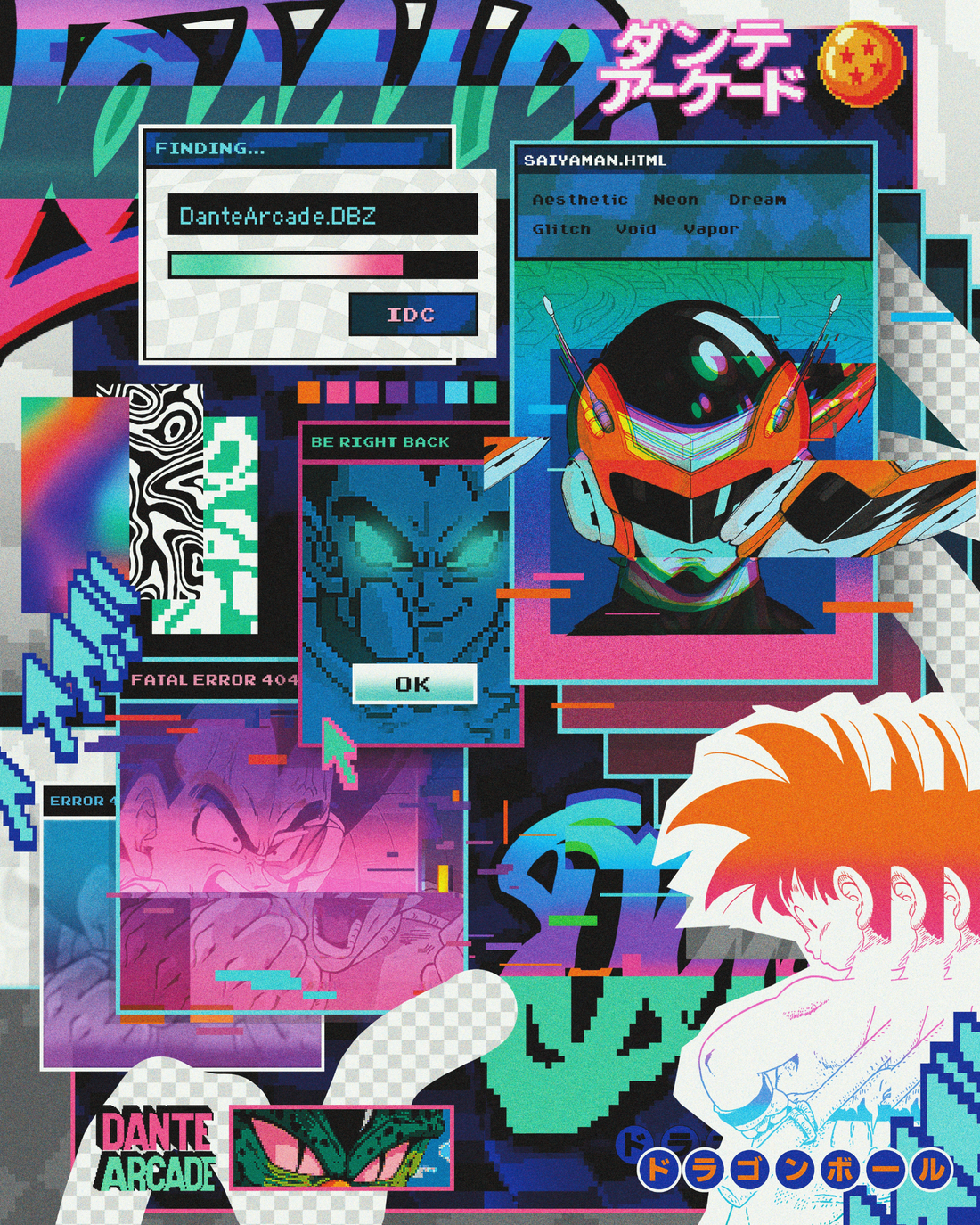 3 New anime-inspired prints by Dante Arcade