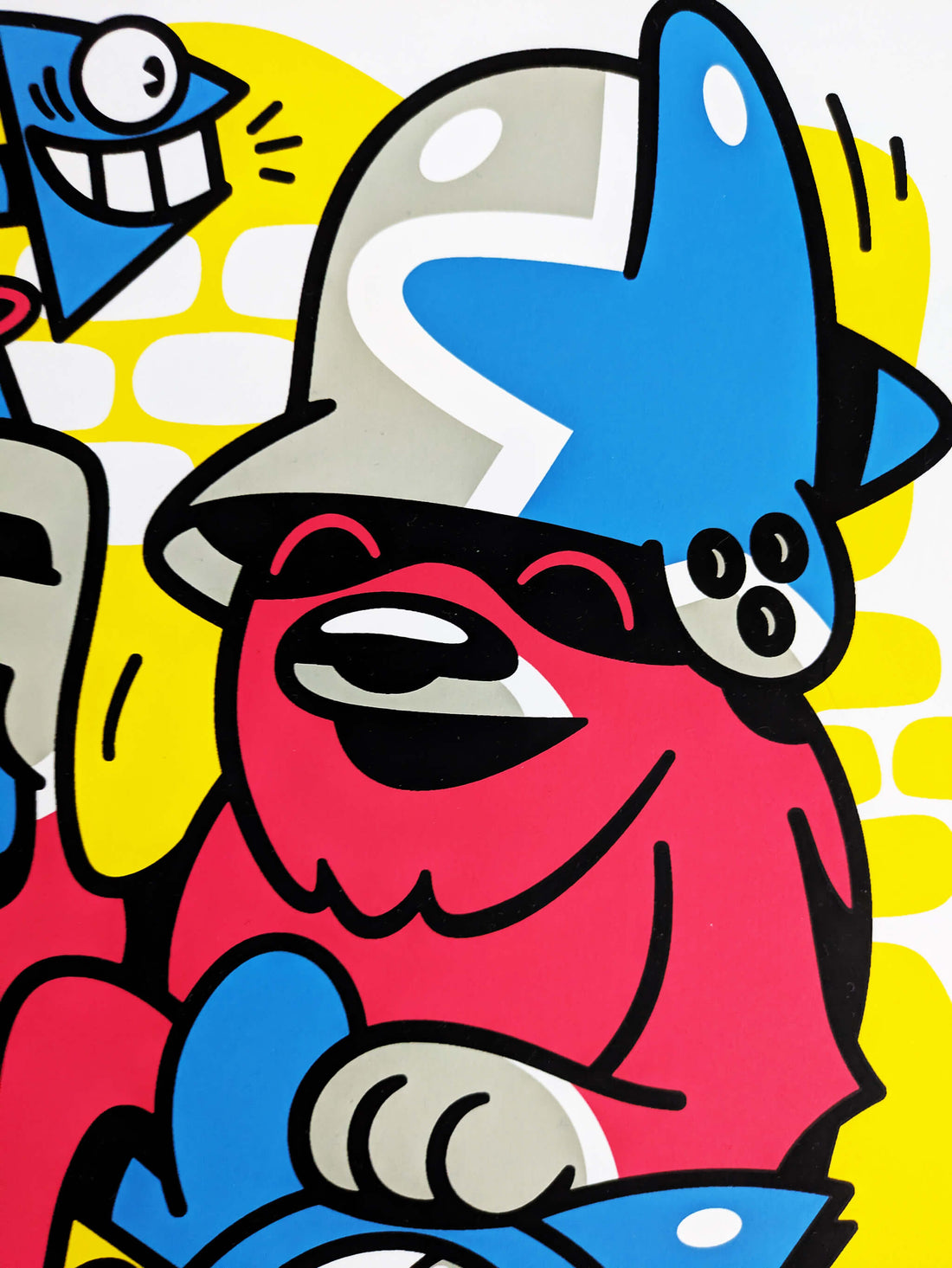 Flying Förtress & Pez on screen print