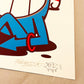 Flying Förtress & Pez - PezFortress2025 (Red outline edition) (Screen-Print)