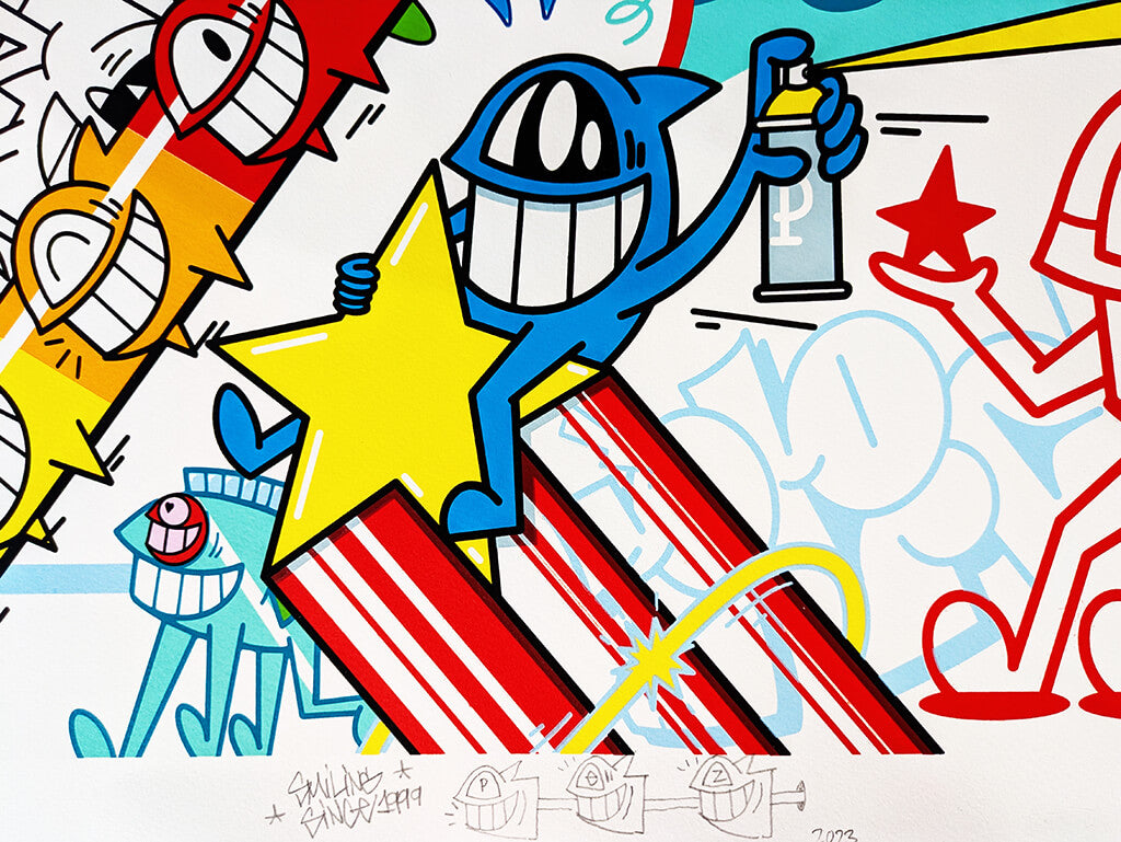 Pez - "Get up Stand Up" (Hand-finished Print)