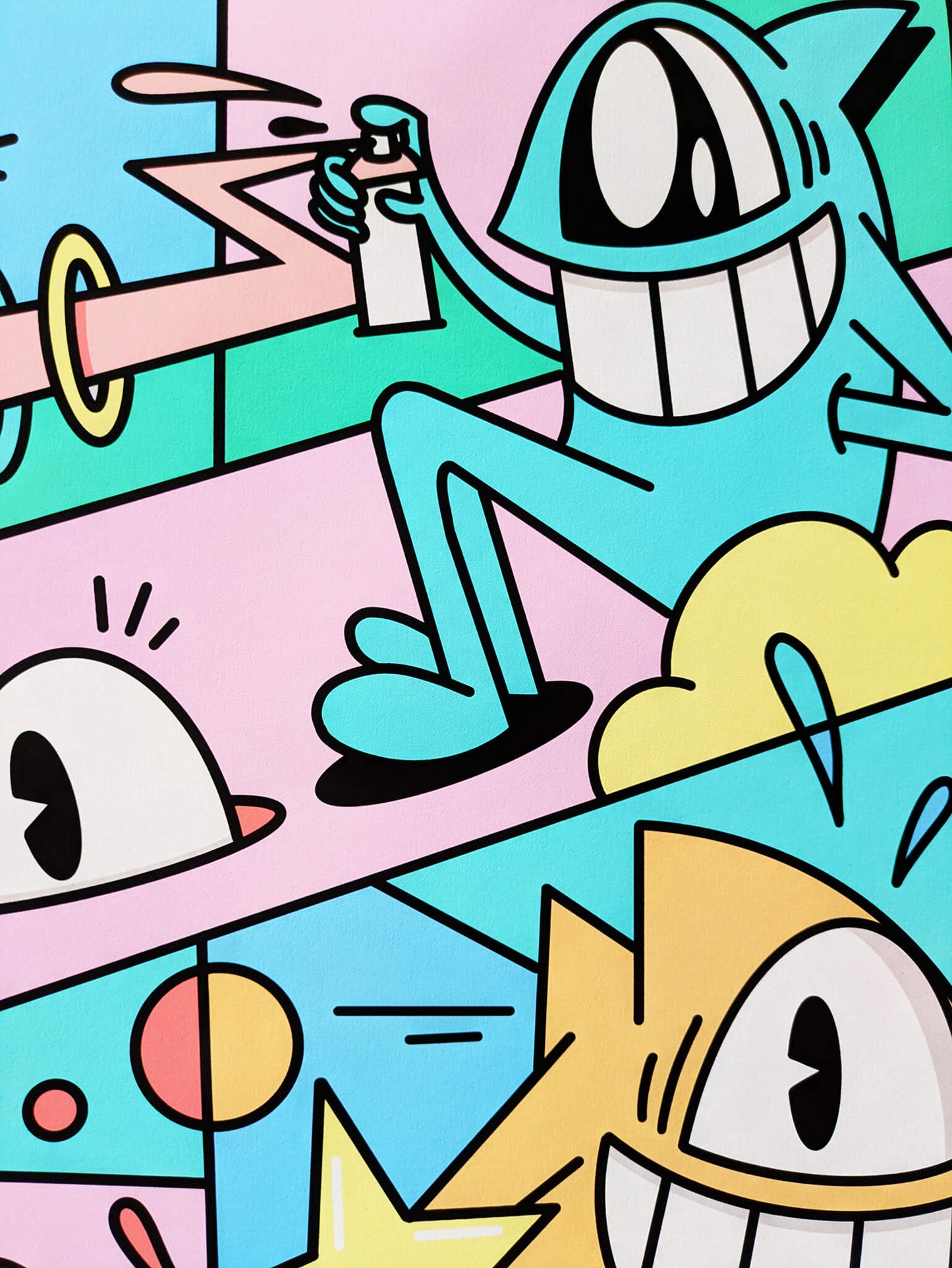 Pez - "Run with the stars" (Giclée Print)