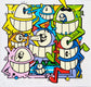 Pez - Smiles in style (50)(Hand-finished Screen Print)