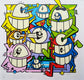 Pez - Smiles in style (51)(Hand-finished Screen Print)