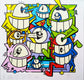 Pez - Smiles in style (52)(Hand-finished Screen Print)