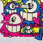 Pez - Smiles in style (Neon)(7)(Hand-finished screen print)