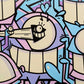 Pez - Smiles in style (Pastel)(9)(Hand-finished Screen Print)