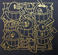 Pez - Smiles in style (Black Gold Glitter)(AP 2)(Hand-finished Screen Print)