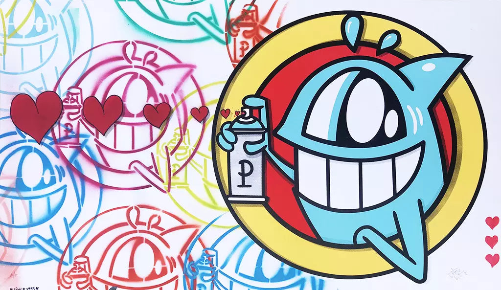 Pez work "Spraying in circle"