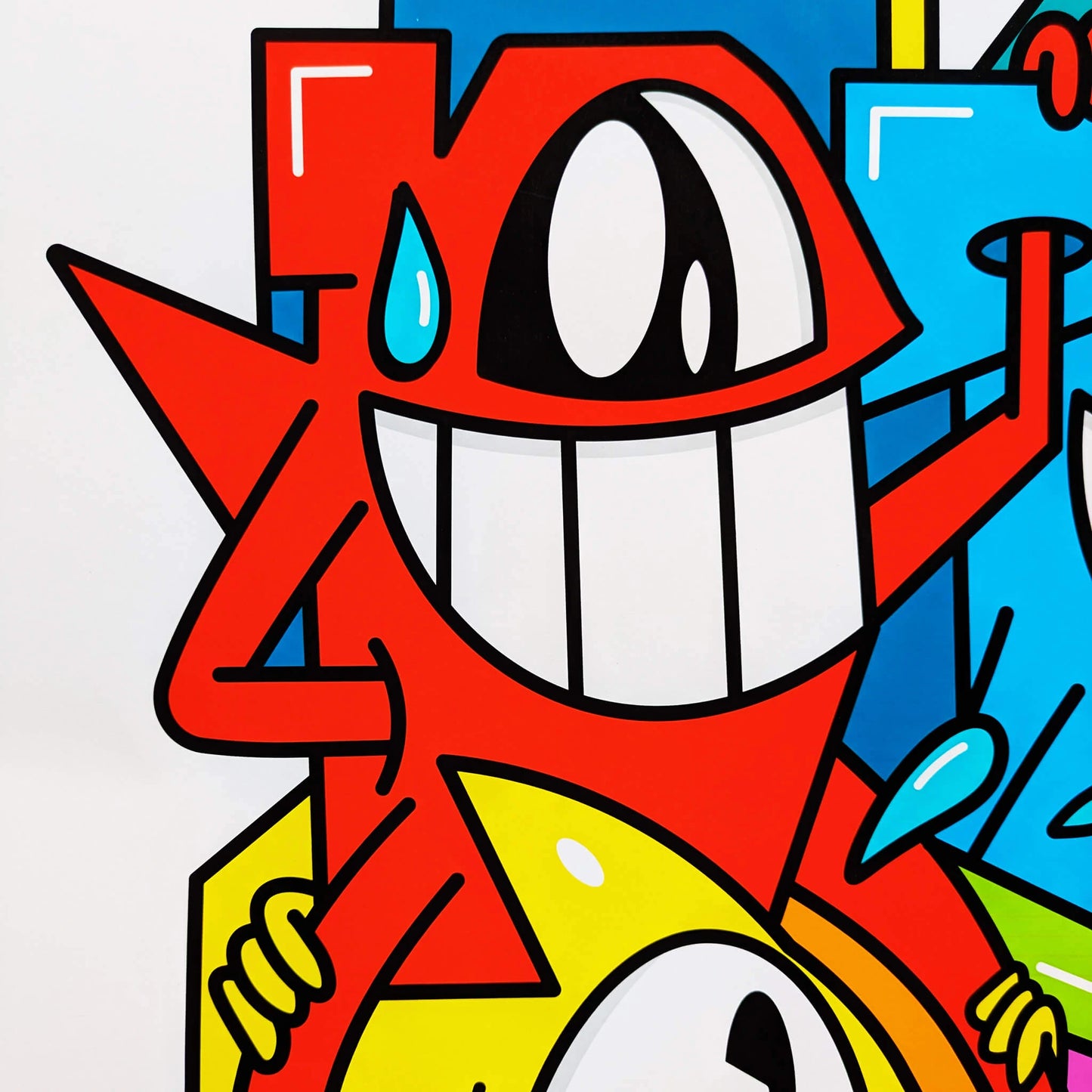 Pez - Square Smiles (giclée print)