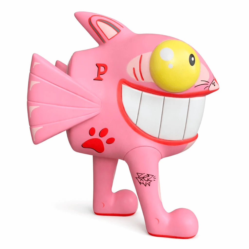 Pez - The Walking Fish (Pinky)(2)(Art Toy)(Hand-Finished)