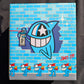 Pez - The Walking Fish (Full Doodle) (Original Hand-Finished Art Toy)