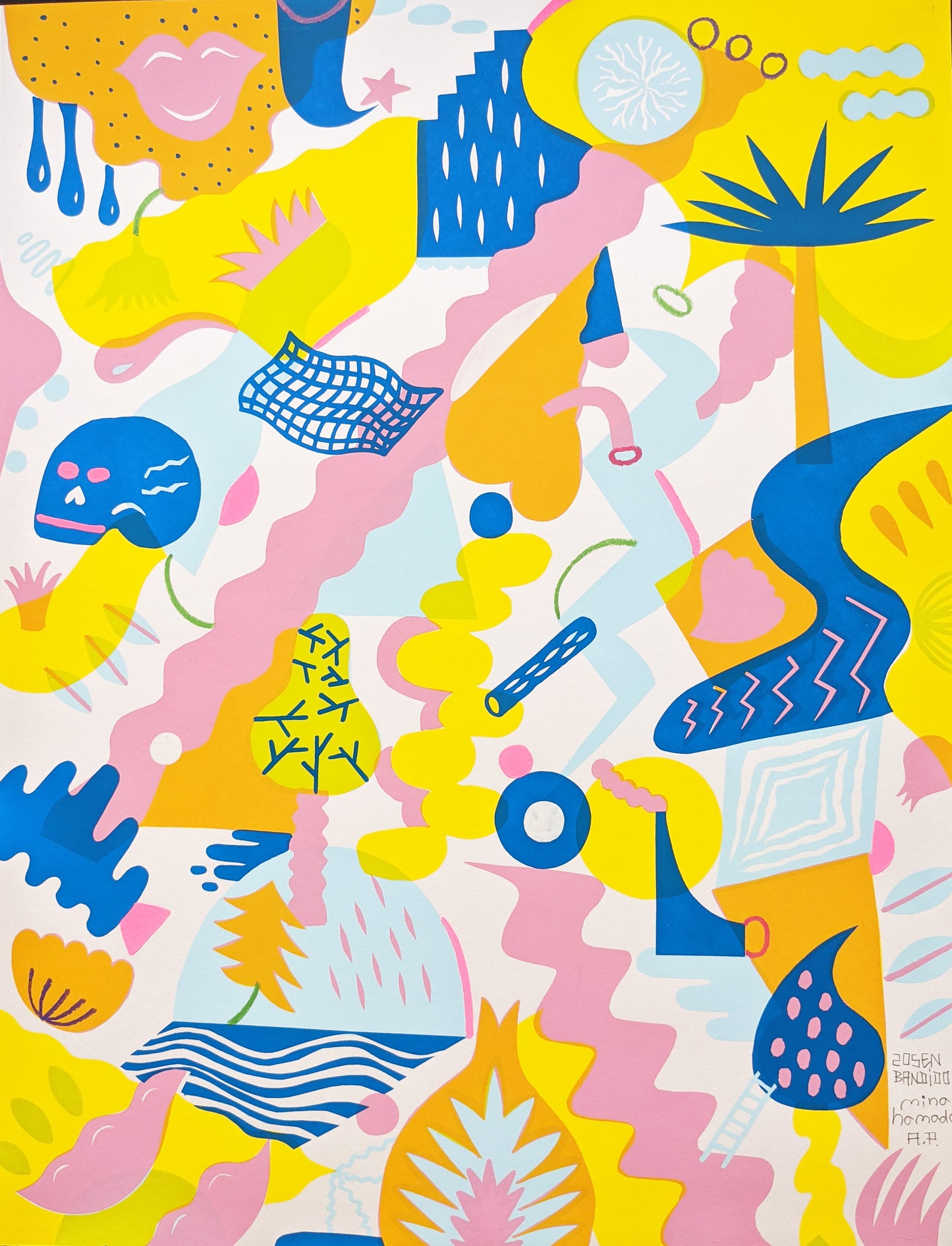 Zosen & Mina Hamada - "City Jungle" print