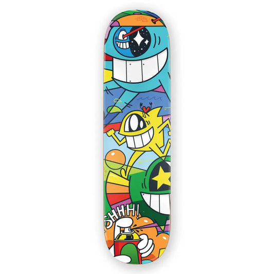 pez skate deck "20 years smiling"