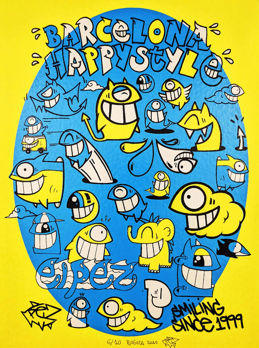 Pez - Barcelona Happy Style (Print)