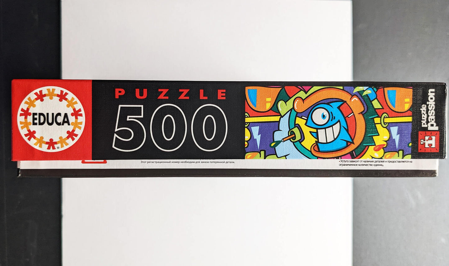 Puzzle by Pez signed (side)